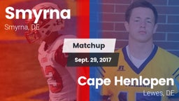 Matchup: Smyrna  vs. Cape Henlopen  2017