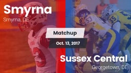 Matchup: Smyrna  vs. Sussex Central  2017