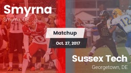 Matchup: Smyrna  vs. Sussex Tech  2017