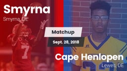 Matchup: Smyrna  vs. Cape Henlopen  2018