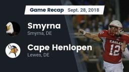 Recap: Smyrna  vs. Cape Henlopen  2018