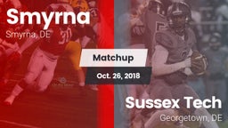 Matchup: Smyrna  vs. Sussex Tech  2018