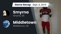 Recap: Smyrna  vs. Middletown  2019