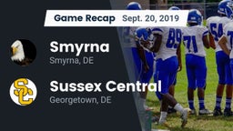 Recap: Smyrna  vs. Sussex Central  2019