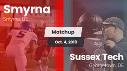 Matchup: Smyrna  vs. Sussex Tech  2019