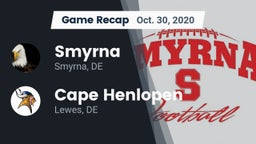 Recap: Smyrna  vs. Cape Henlopen  2020
