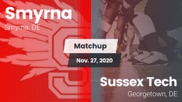 Matchup: Smyrna  vs. Sussex Tech  2020