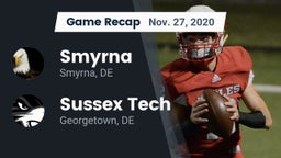Recap: Smyrna  vs. Sussex Tech  2020