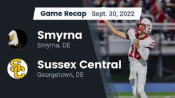 Recap: Smyrna  vs. Sussex Central  2022