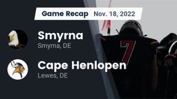 Recap: Smyrna  vs. Cape Henlopen  2022