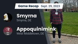 Recap: Smyrna  vs. Appoquinimink  2023
