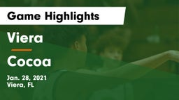 Viera  vs Cocoa  Game Highlights - Jan. 28, 2021