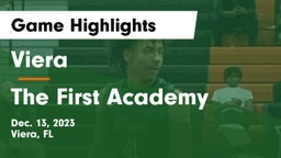 Viera  vs The First Academy Game Highlights - Dec. 13, 2023
