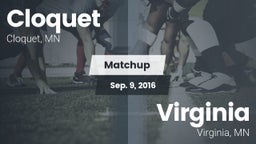 Matchup: Cloquet  vs. Virginia  2016