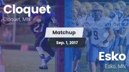 Matchup: Cloquet  vs. Esko  2017