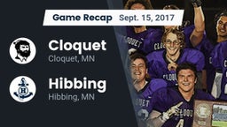 Recap: Cloquet  vs. Hibbing  2017