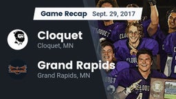 Recap: Cloquet  vs. Grand Rapids  2017