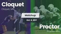 Matchup: Cloquet  vs. Proctor  2017