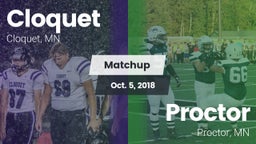 Matchup: Cloquet  vs. Proctor  2018