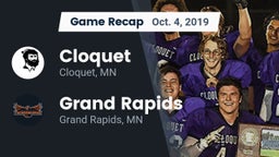 Recap: Cloquet  vs. Grand Rapids  2019