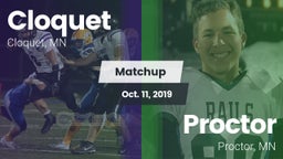 Matchup: Cloquet  vs. Proctor  2019