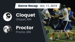 Recap: Cloquet  vs. Proctor  2019