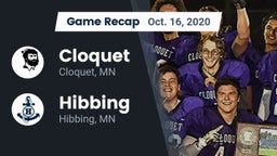 Recap: Cloquet  vs. Hibbing  2020