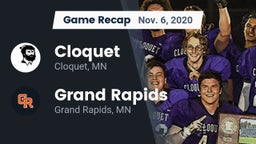 Recap: Cloquet  vs. Grand Rapids  2020