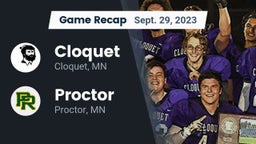 Recap: Cloquet  vs. Proctor  2023