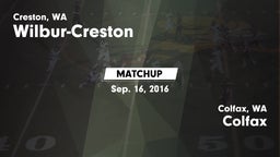 Matchup: Wilbur-Creston vs. Colfax  2016