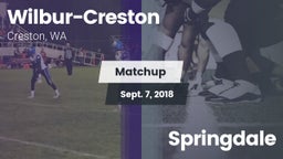 Matchup: Wilbur-Creston vs. Springdale  2018