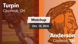 Matchup: Turpin  vs. Anderson  2016