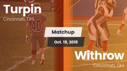 Matchup: Turpin  vs. Withrow  2018