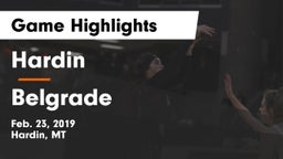 Hardin  vs Belgrade  Game Highlights - Feb. 23, 2019