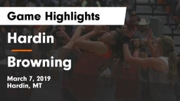 Hardin  vs Browning  Game Highlights - March 7, 2019