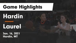 Hardin  vs Laurel  Game Highlights - Jan. 16, 2021