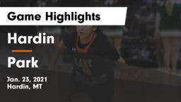 Hardin  vs Park  Game Highlights - Jan. 23, 2021