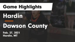 Hardin  vs Dawson County  Game Highlights - Feb. 27, 2021