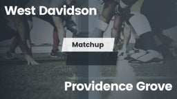 Matchup: West Davidson High vs. Providence Grove  2016