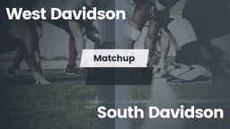 Matchup: West Davidson High vs. South Davidson  2016