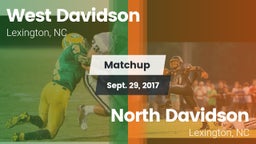 Matchup: West Davidson High vs. North Davidson  2017