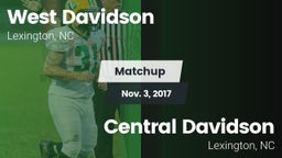 Matchup: West Davidson High vs. Central Davidson  2017