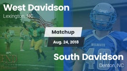 Matchup: West Davidson High vs. South Davidson  2018
