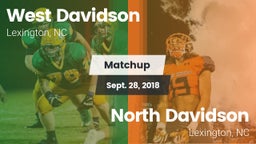 Matchup: West Davidson High vs. North Davidson  2018