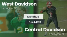 Matchup: West Davidson High vs. Central Davidson  2018