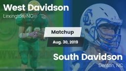 Matchup: West Davidson High vs. South Davidson  2019