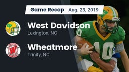 Recap: West Davidson  vs. Wheatmore  2019