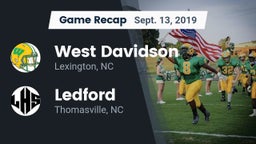 Recap: West Davidson  vs. Ledford  2019