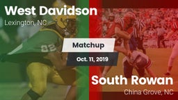 Matchup: West Davidson High vs. South Rowan  2019