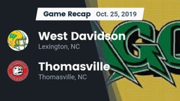 Recap: West Davidson  vs. Thomasville  2019